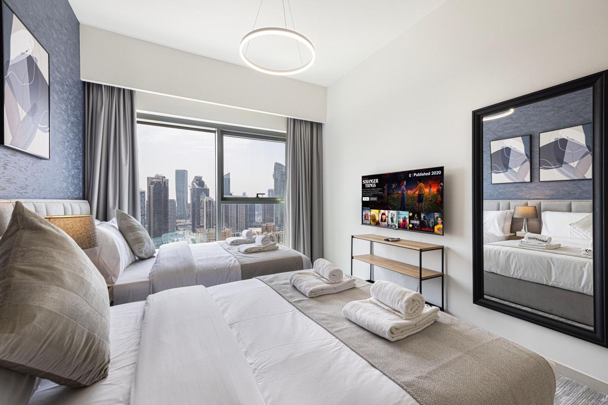 Smartstay At Burj Royale - Full Burj Khalifa View - Brand New Luxury Apartments Dubái Exterior foto