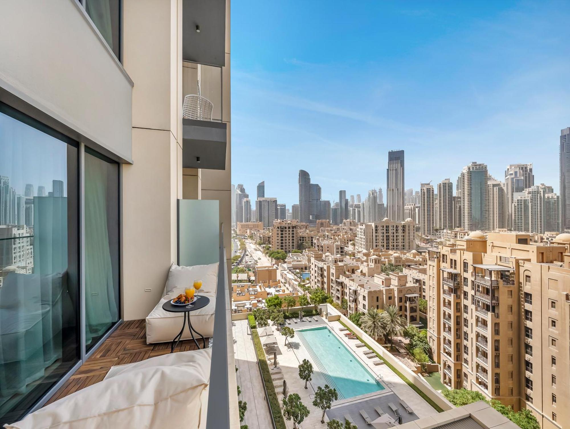 Smartstay At Burj Royale - Full Burj Khalifa View - Brand New Luxury Apartments Dubái Exterior foto