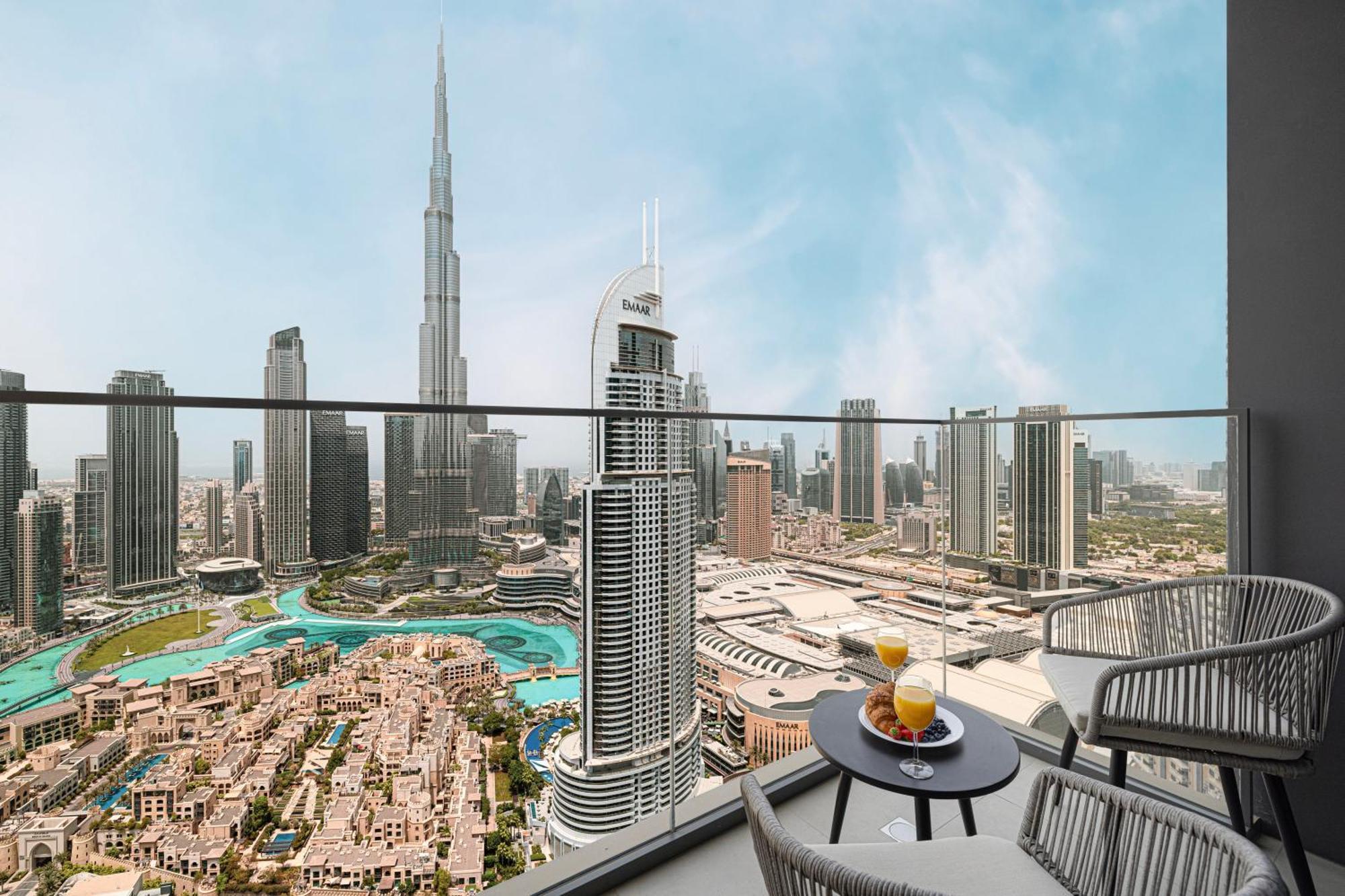 Smartstay At Burj Royale - Full Burj Khalifa View - Brand New Luxury Apartments Dubái Exterior foto